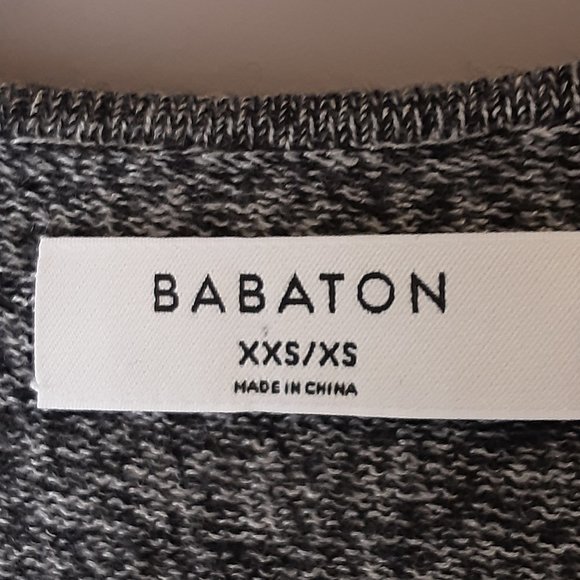 Aritizia Babaton Oversized Grey Cotton Blend Long Sweater Size XXS - Picture 14 of 15